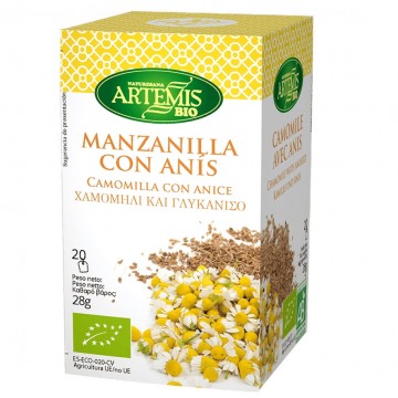 Infusion Manzanilla con Anis Bio Vegan 20inf Artemis