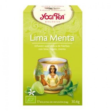 Infusion Lima Menta SinGluten Bio Vegan 17inf Yogi Tea