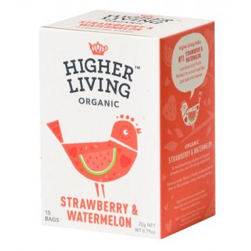 Infusion Fresa y Sandia Bio 15inf Higher Living