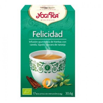 Infusion Felicidad SinGluten Bio Vegan 17inf Yogi Tea