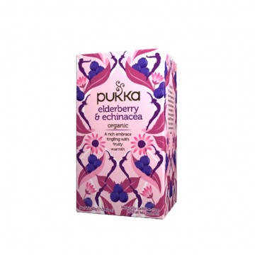 Infusion Equinacea y Flor de Sauco Bio 20inf Pukka