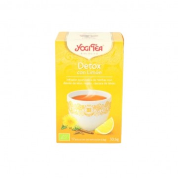 Infusion detox con Limon SinGluten Bio Vegan 17inf Yogi Tea