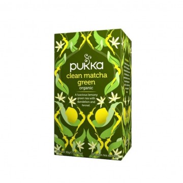 Clean Matcha Green Infusion Eco 20inf Pukka