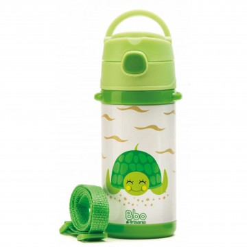 Termo Infantil con Pajita BBO Tortuga 320ml Irisana