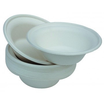 Platos Hondos desechables 100% Compostable 25 Ecodis