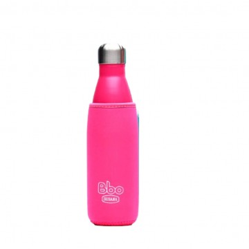 Botella Bbo Termo Inox Fucsia 500ml Irisana