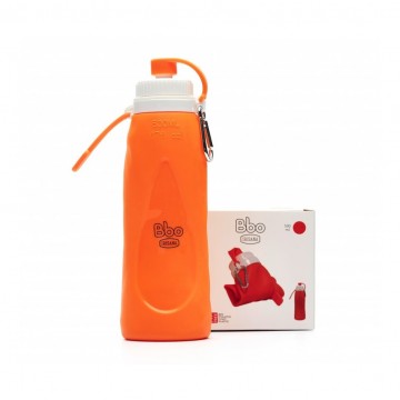 Botella Bbo Plegable Naranja 1ud Irisana