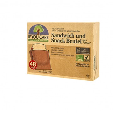 Bolsa de Papel para Galletas y Sandwich Bio 48 If You Care