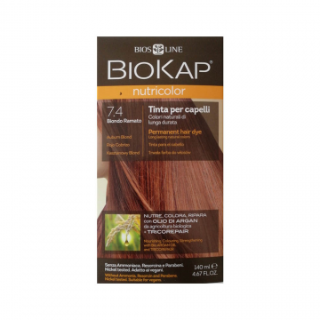 TINTE BIOKAP  7.4 RUBIO COBRIZO 140 ML