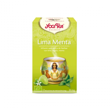 YOGI TEA MENTA LIMA BIO 17 BOLS