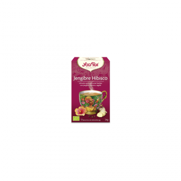 YOGI TEA JENGIBRE HIBISCO BIO 17 BOLSITAS