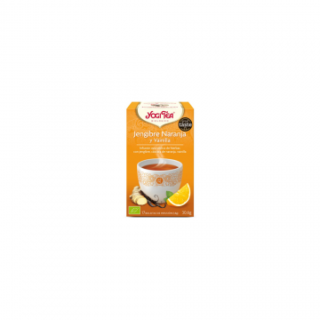 YOGI TEA JENGIBRE NARANJA VAINILLA BIO 17 BOLSITAS