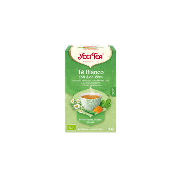 YOGI TEA BLANCO ALOE VERA  BIO 17 BOLSITAS