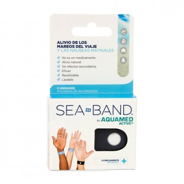 Pulsera Antimareo para Adultos 2uds Aquamed