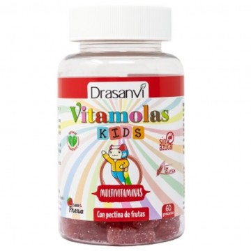 Vitamolas Multivitaminico Kids Niños SinGluten Vegan 60gominolas Drasanvi