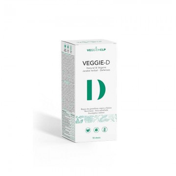 VeggieD Jarabe defensas 8 Mesesls SinGluten Vegan 180ml Veggiehelp