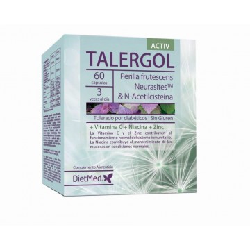 Talergol Activ Alergias SinGluten 60caps Dietmed