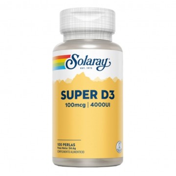 Super D3 4000UI 100 perlas Solaray