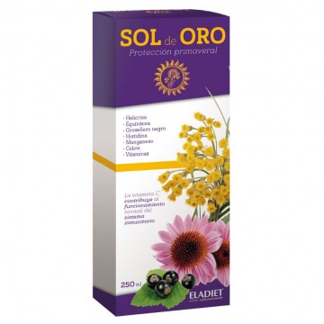 Sol de Oro Proteccion Primaveral Jarabe SinGluten 250ml Eladiet