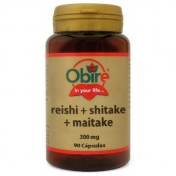 Reishi Shitake Maitake 300Mg 90caps Obire