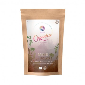 Reishi en Polvo SinGluten Bio Vegan 100g Organica Superfoods