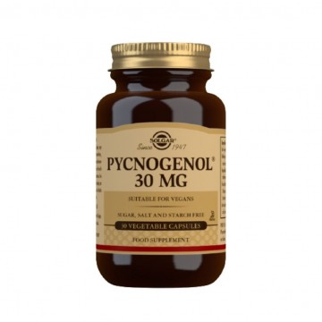 Pycnogenol Extracto Corteza de Pino 30Mg SinGluten Vegan 60caps Solgar