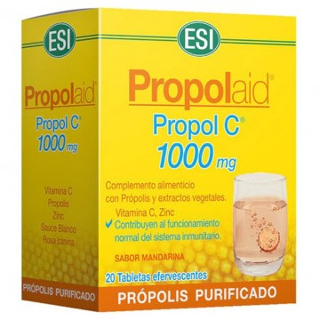 Propolaid Propol-C 1000Mg Efervescente SinGluten 20comp Esi