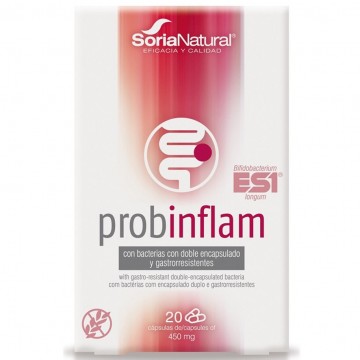 Probinflam 450Mg SinGluten 20caps Soria Natural