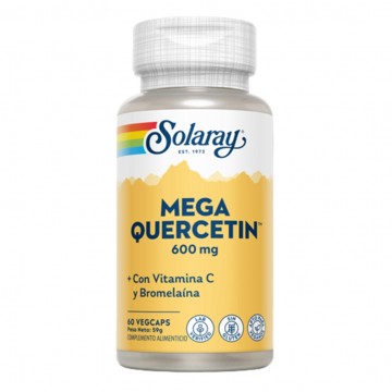 Mega Quercetin 600Mg SinGluten Vegan 60caps Solaray