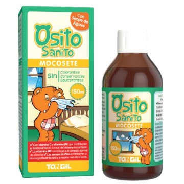 Jarabe Osito Sanito Mocosete Respiracion SinGluten 150ml Tong-Il