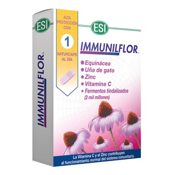 Immunilflor defensas SinGluten Vegan 30caps Esi