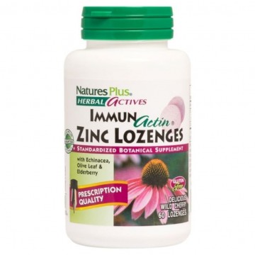 Immunactin Zinc Lozenges SinGluten 60comp Nature'S Plus