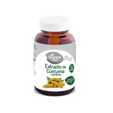 Extracto de Curcuma con Pimienta Vegan 60caps El Granero Integral