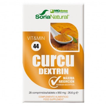 Curcu dextrin Vit&Min44  28comp Soria Natural