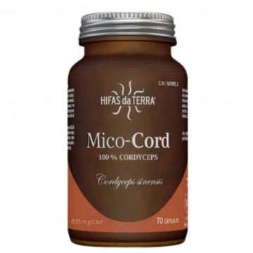 Cordiceps Mico Cord SinGluten Vegan 70caps Hifas Da Terra