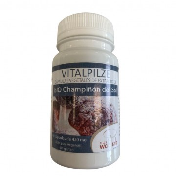 Champiñon del Sol SinGluten Bio Vegan 60caps Pilze Wolhrab