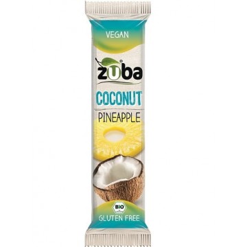 Barrita de Coco y Piña SinGluten Bio Vegan 12uds Zuba