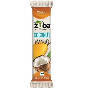 Barrita de Coco y Mango SinGluten Bio Vegan 12uds Zuba