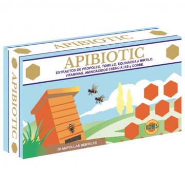 Apibiotic SinGluten 20 Viales Robis