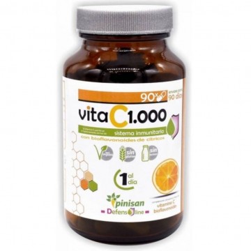 Vitamina C 1000mg SinGluten Vegan 90caps Pinisan