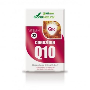 Vit&Min-22 Coenzima Q10 310Mg Mgdose 30comp Soria Natural