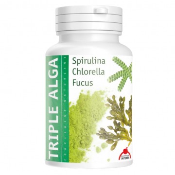 Triple Alga Spirulina Chlorella Fucus 120caps Intersa