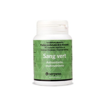 Sang Vert Açai SinGluten Vegan 90caps Serpens