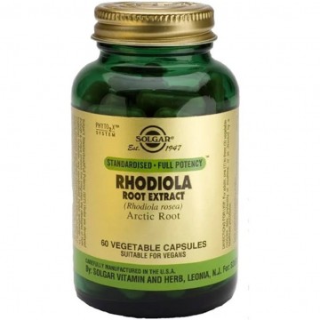 Rhodiola Root Extract SinGluten Vegan 60caps Solgar