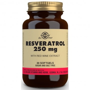 Resveratrol 250Mg SinGluten 30caps Solgar