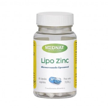 Lipo Zinc SinGluten 60caps Mednat Nutricion