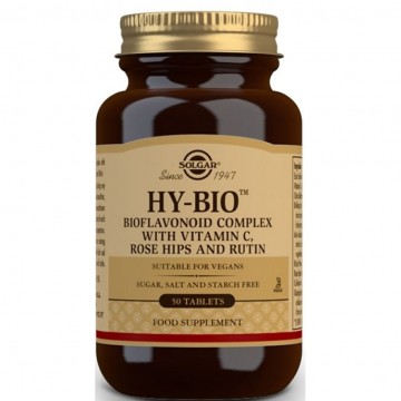 Hy-Bio 500Mg Bio Vegan SinGluten 50comp Solgar