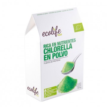 Clorella Polvo Bio 125g Ecolife Food