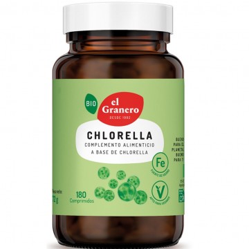 Chlorella 400Mg 180comp Bio El Granero Integral