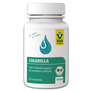 Chlorella 200 Tabletas Raab